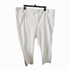 Old Navy Plus Size White Chino Casual Pants Size 28 NwT